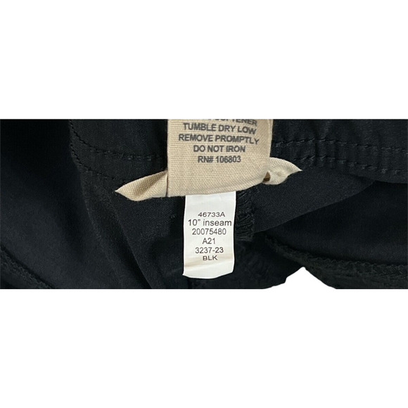 Duluth Trading Original Relaxed‎ Fit Men Size 12 Cargo Shorts Black - Picture 2 of 5